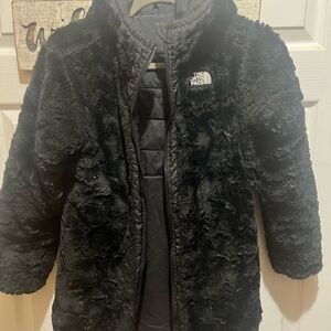The North Face Kids Black Plush Puffer Coat
